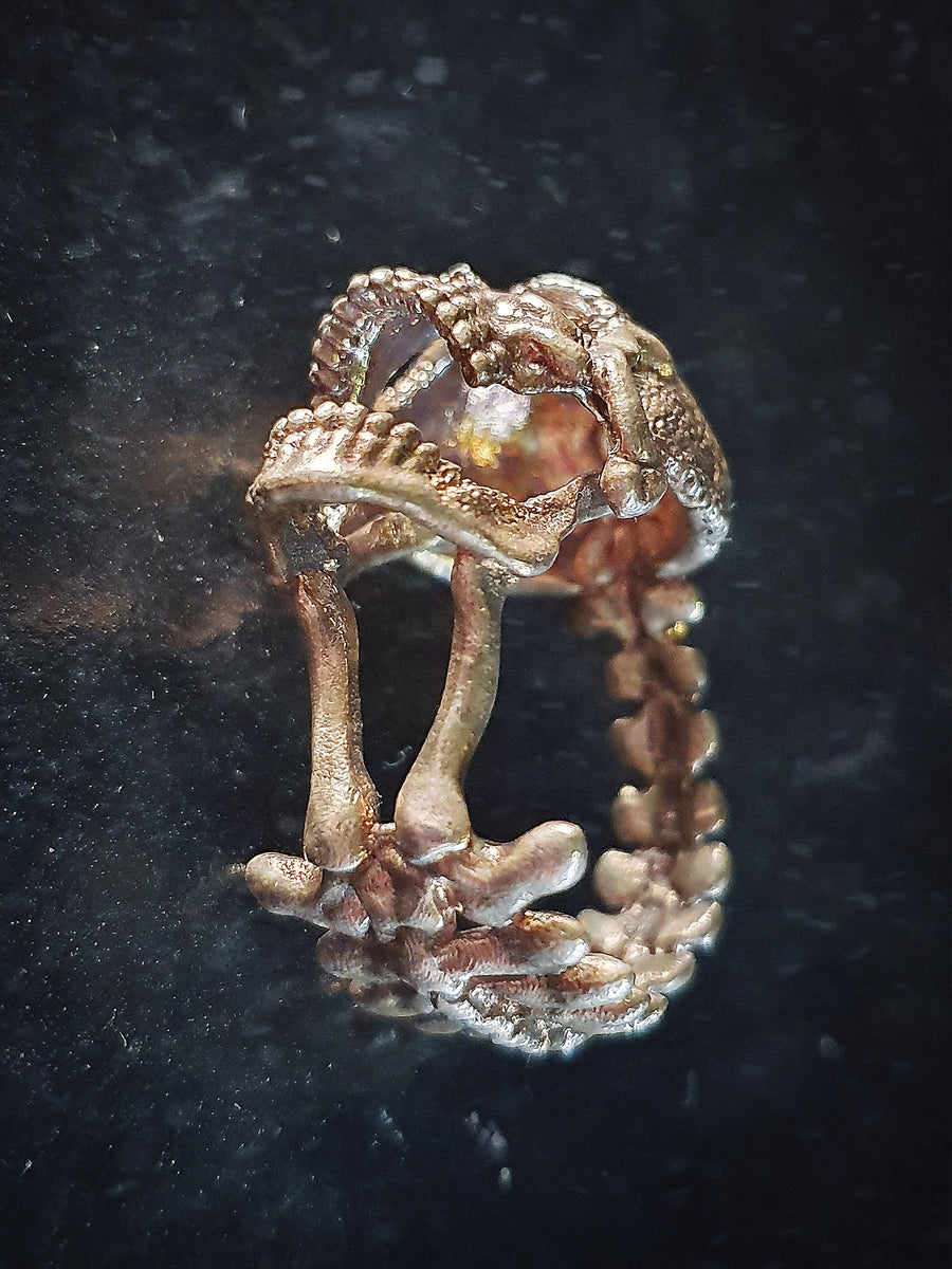 ARGENTGLEAMsilver925 × Brass skull Ring ARGENTGLEAMsilver925 × Brass skull Ring