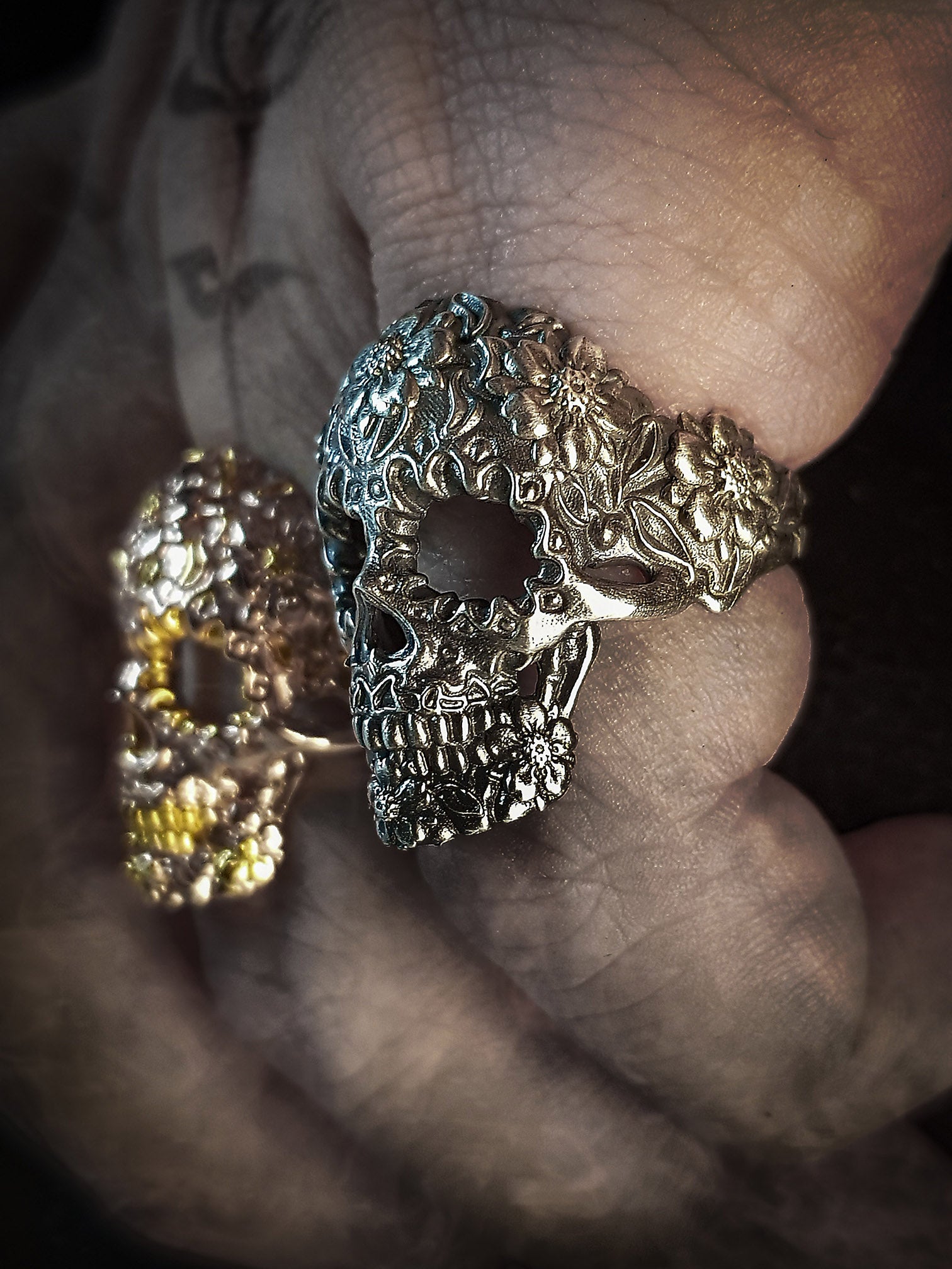Sugar Skull / dia de los muertos | 925 Silver Ring