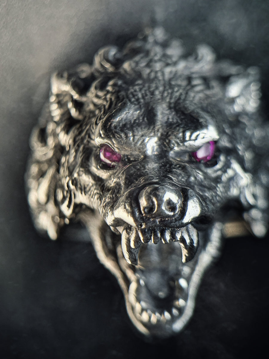 アクセサリー gaboratory wolf ring silver 925 WOLF RING | 925 STERLING SILVER
