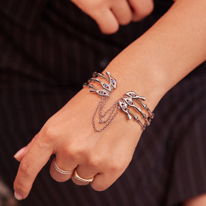 Pre Order: Eye-of-Knowing Bangle | 925 Silver
