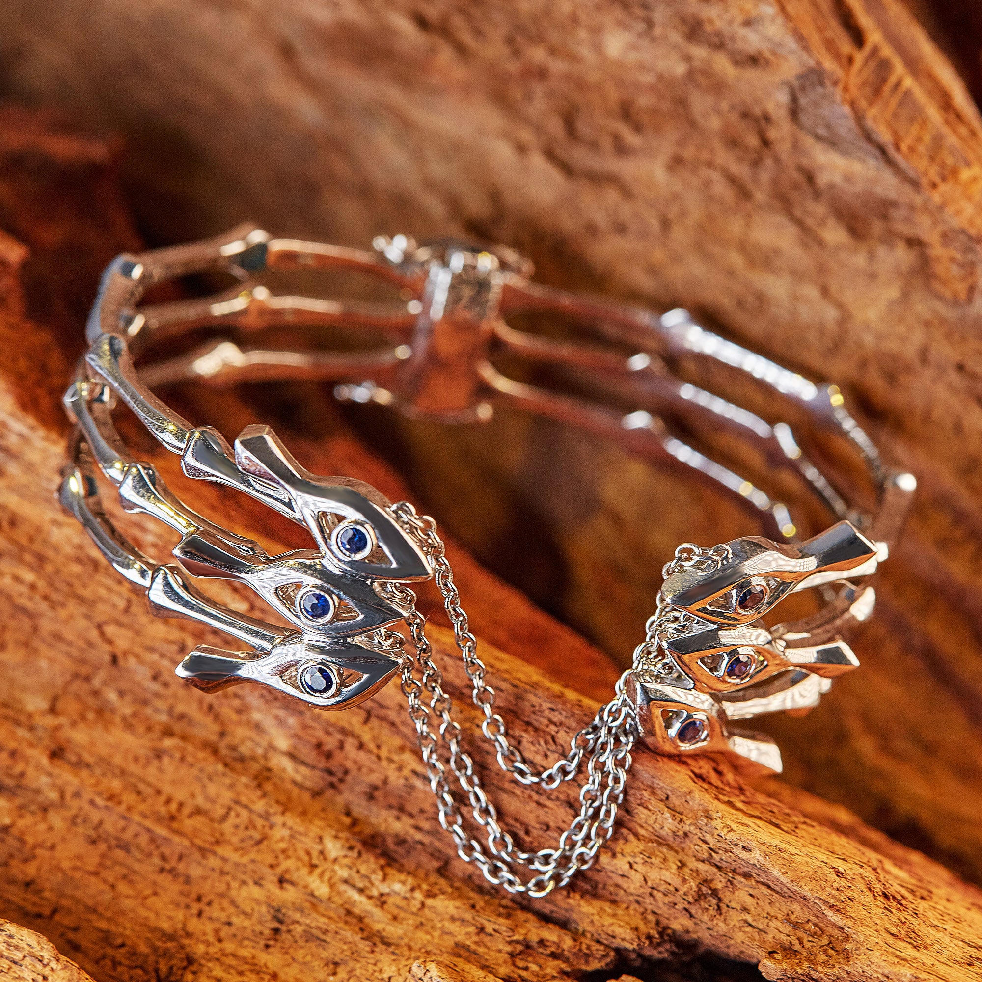 Pre Order: Eye-of-Knowing Bangle | 925 Silver