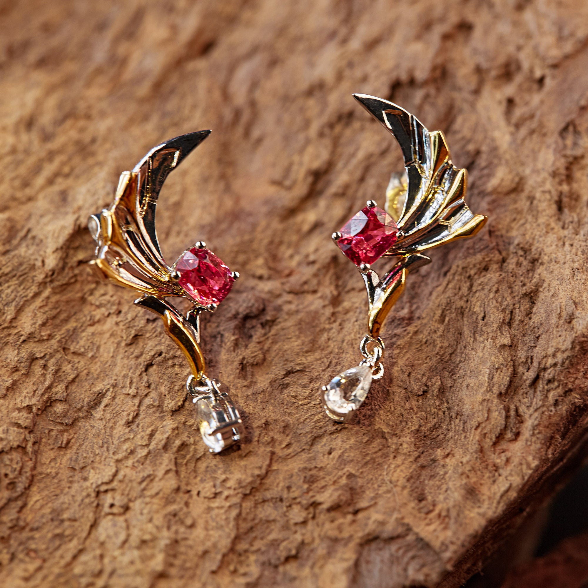 Pre Order: Dragon Axe Earrings | 18K Gold or 925 Silver
