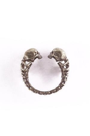 Lovers of Valdaro adjustable Skull Ring | 925 Silver