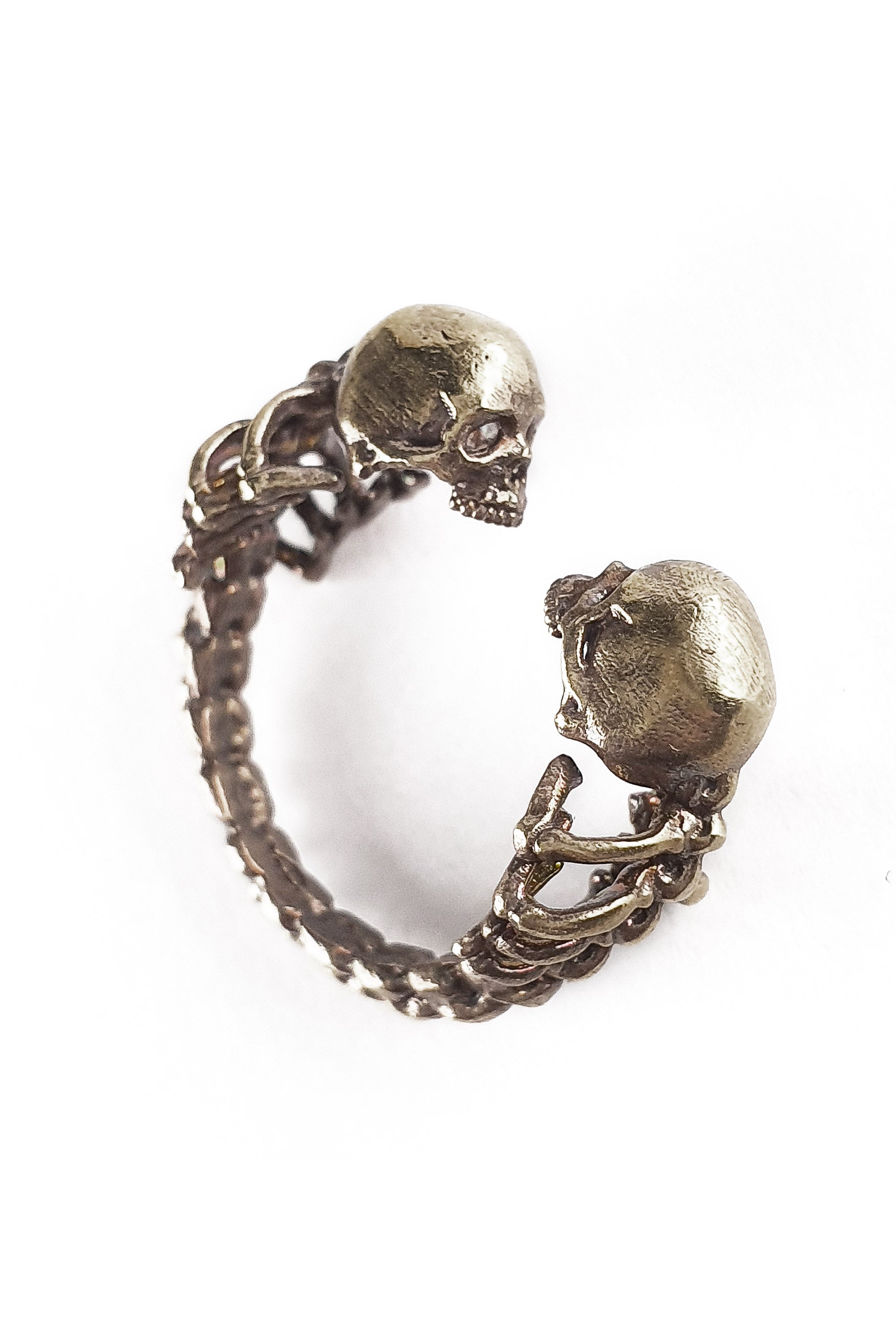 Lovers of Valdaro adjustable Skull Ring | 925 Silver