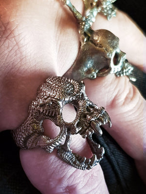 Nāga Skull Ring | 925 Silver