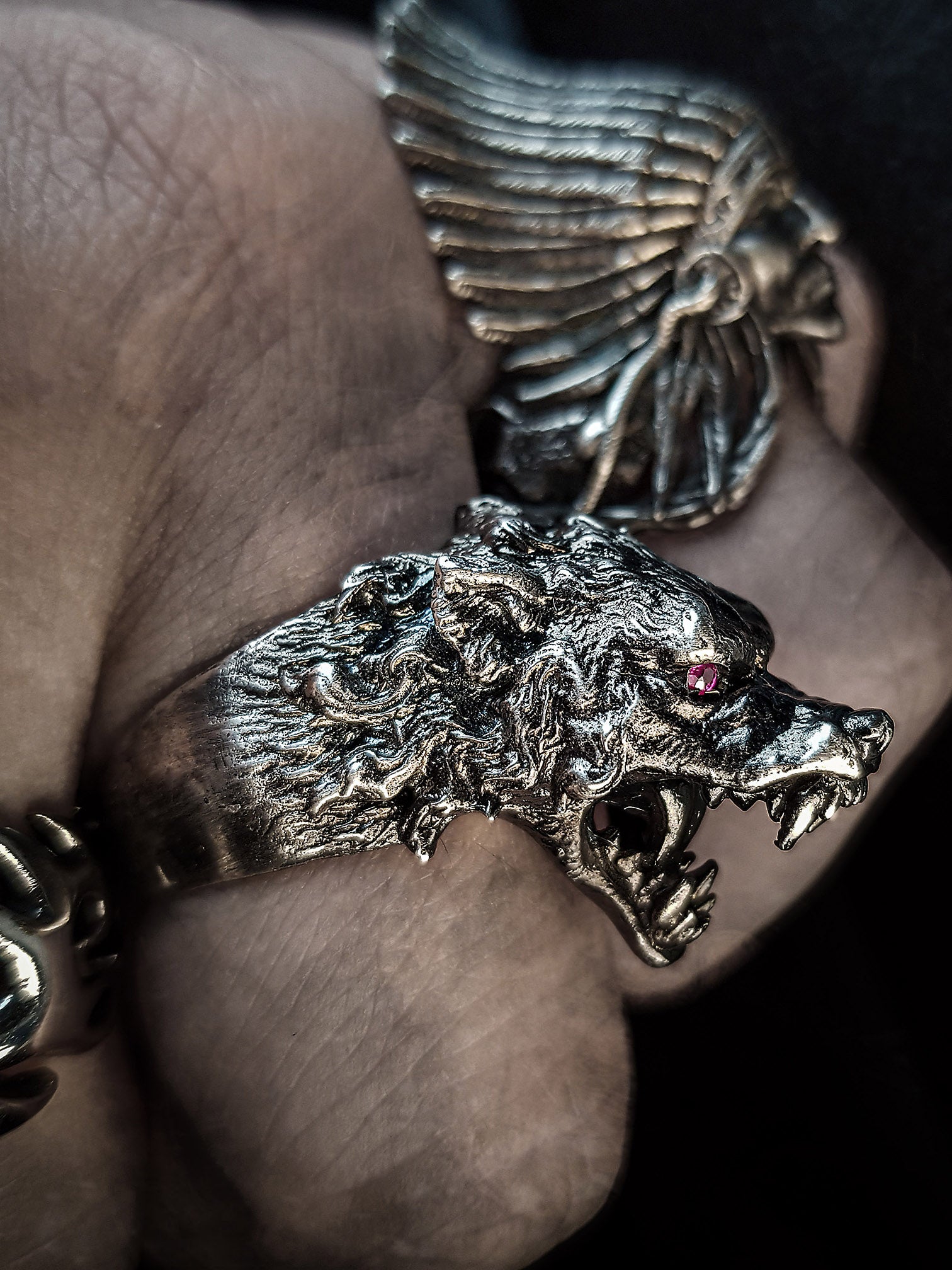 Wolf Ring | 925 Silver